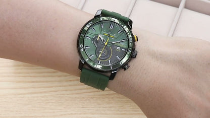 MEGIR Luxury Military Watches for Men Fashion Sport Quartz Wristwatch Waterproof Silicone Band Male Clock Chronograph with Date-17